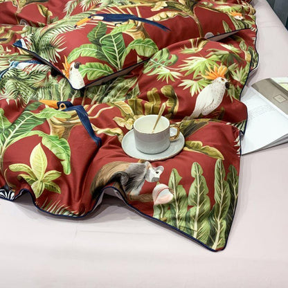 Jungle Fever Duvet Cover Set (Long-Staple Sateen Cotton)