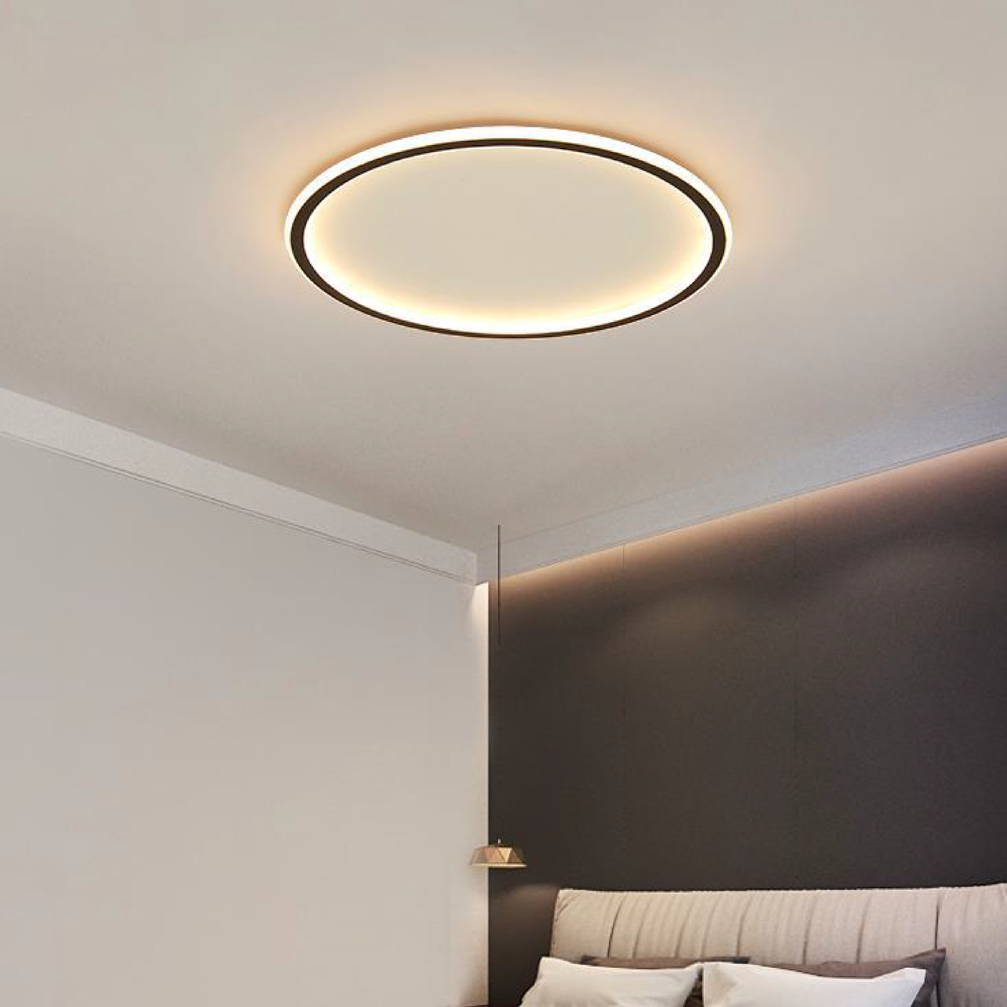 Plafon en forme de cercle scandinave Mysaglobe pour une illumination élégante