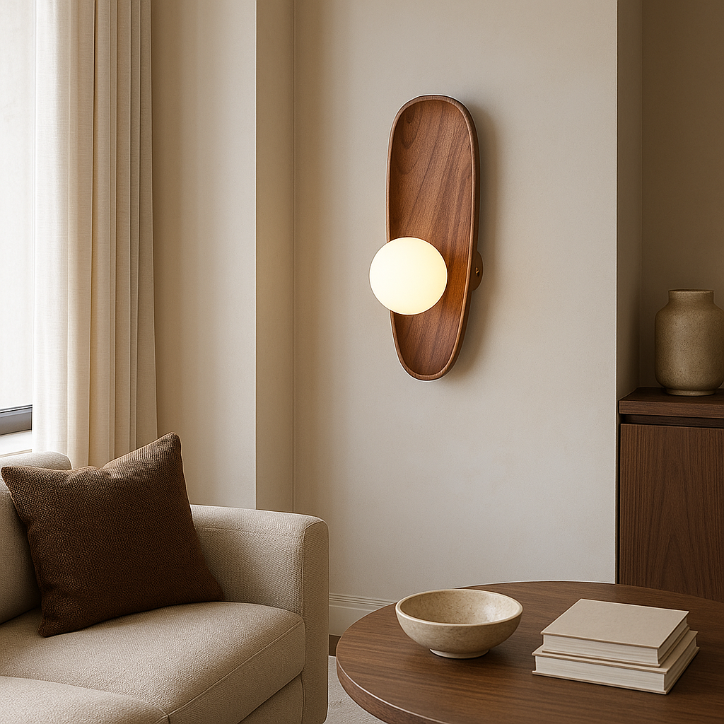 Applique Murale en Bois Mirdor - Éclairage Élégant et Chaleureux