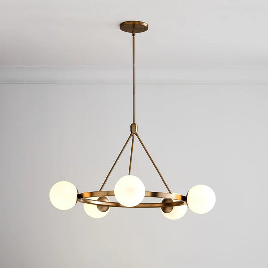 Uskas Nordic 5-Head Chandelier - Modern Elegant Lighting for Your Home