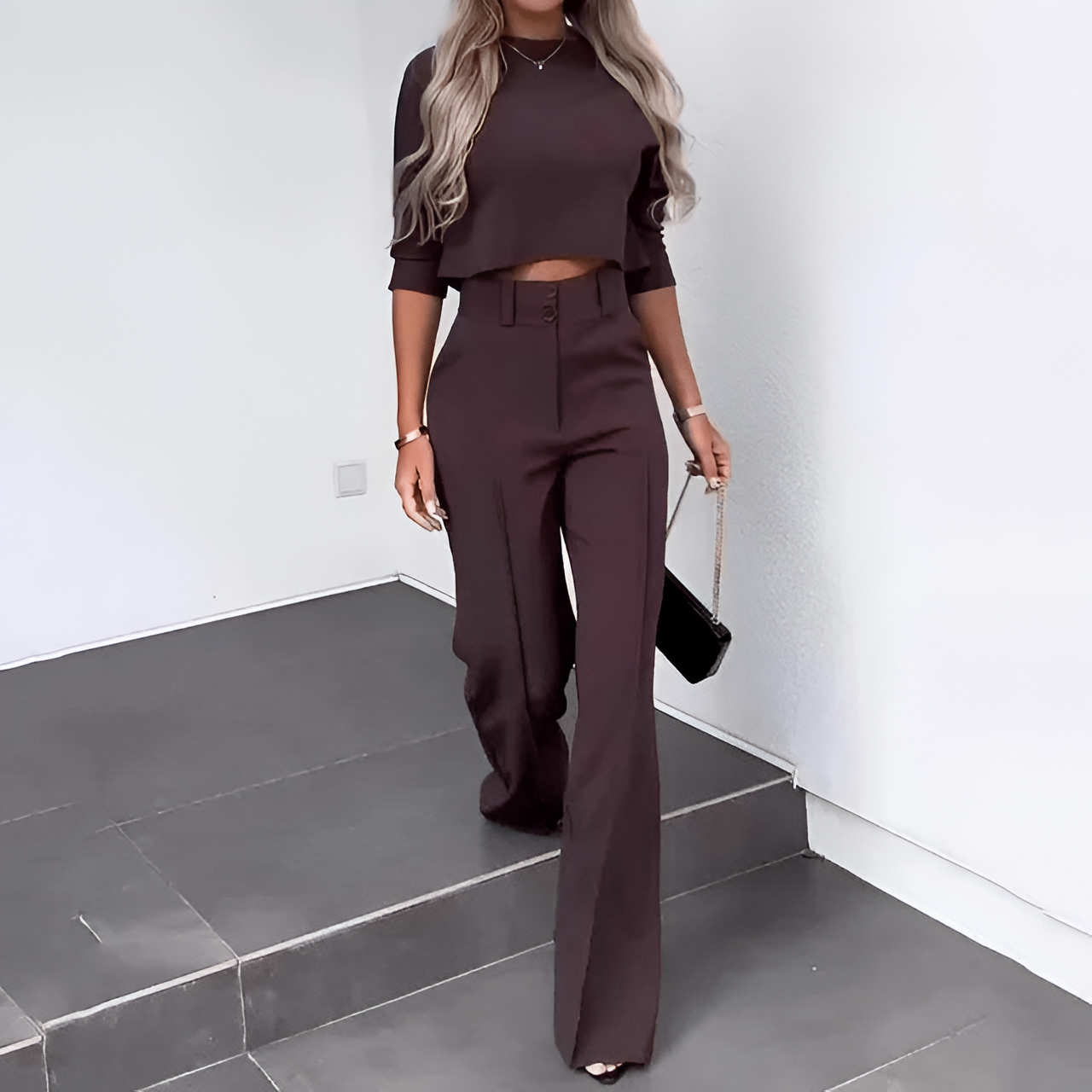 BARBARA | ENSEMBLE DE CROP TOP