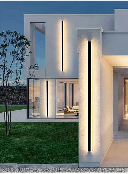 Stripe Lined LED Wall Light