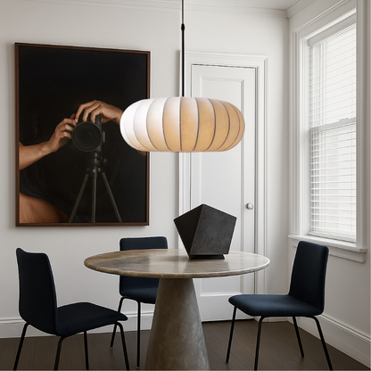Verona Silk Pendant Light Fixture - Elegant, Soft-Glow Illumination
