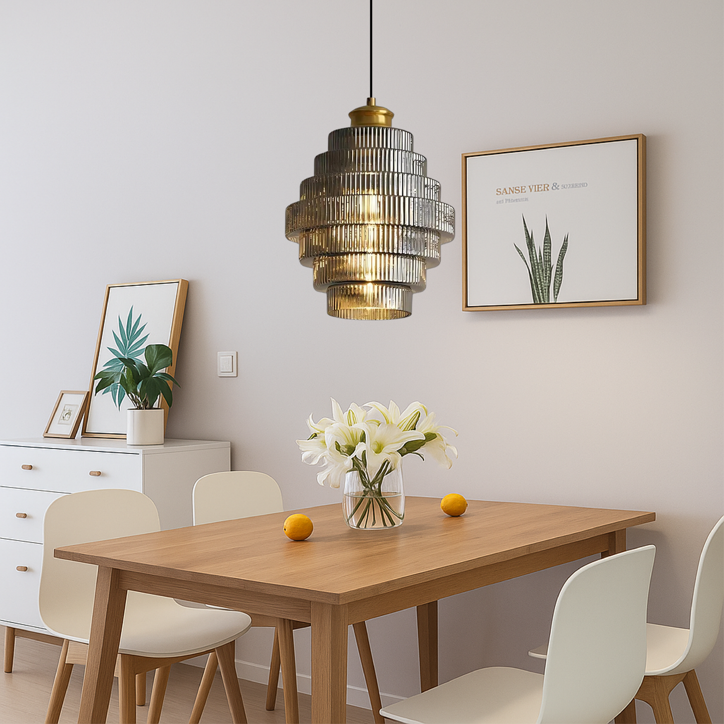 L'otre Elegant Glass Pendant Light - Perfect for Modern and Stylish Interiors