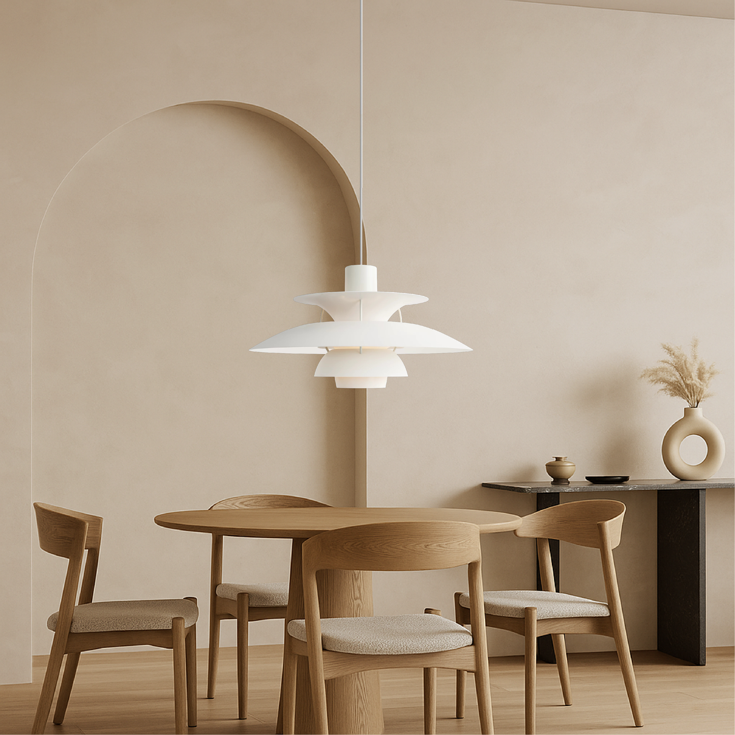 Lámpara de Techo Multicapa Danish Elegante
