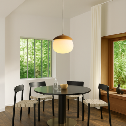 Lustre Nordic en Bois pour un Éclairage Élégant et Chaleureux