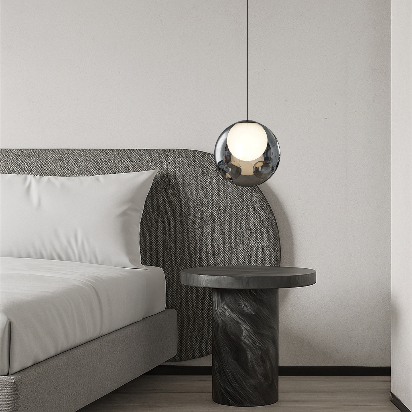 Elegante Lampada Pendante in Vetro Italiano