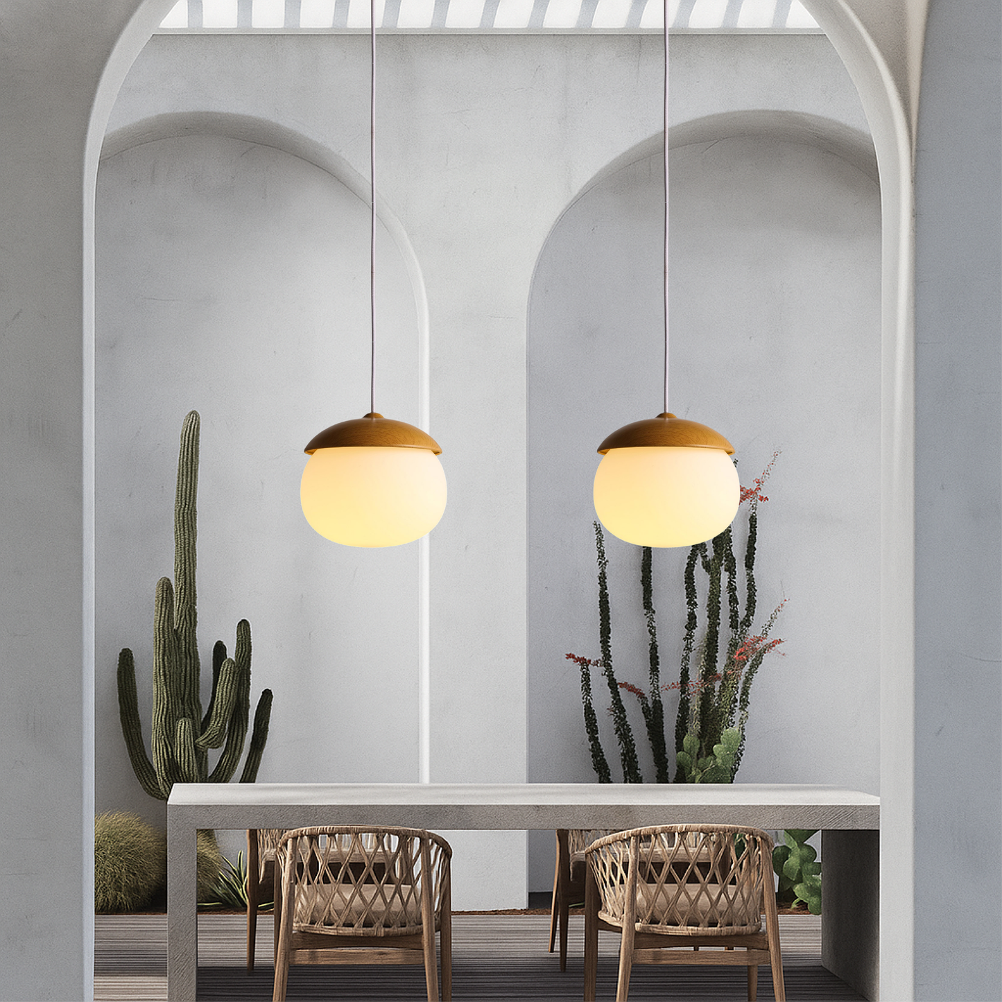 Lustre Nordic en Bois pour un Éclairage Élégant et Chaleureux