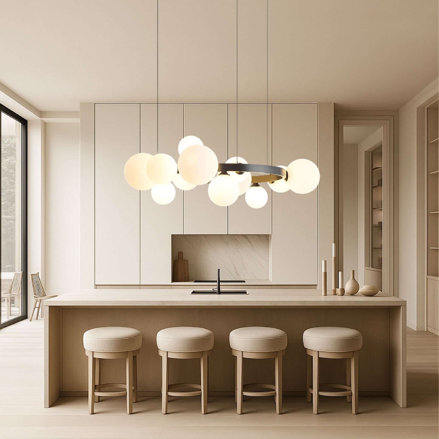 Plafonnier Nordic pour Salon Élégant et Moderne