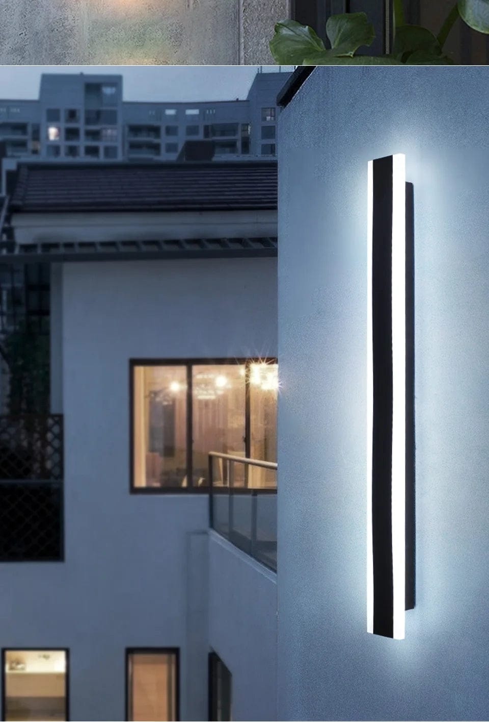 Stripe Lined LED Wall Light