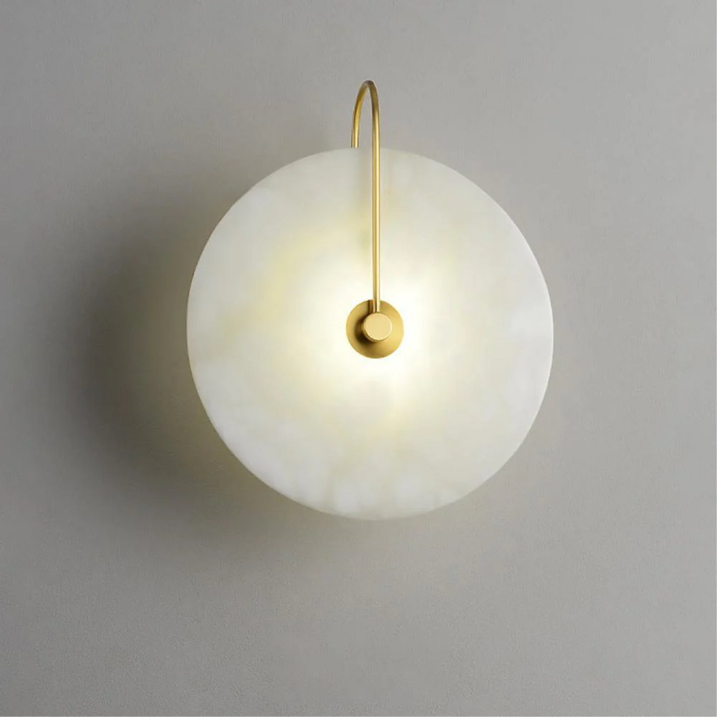 Lampada da Parete in Marmo Alabastro con LED Toshiba style