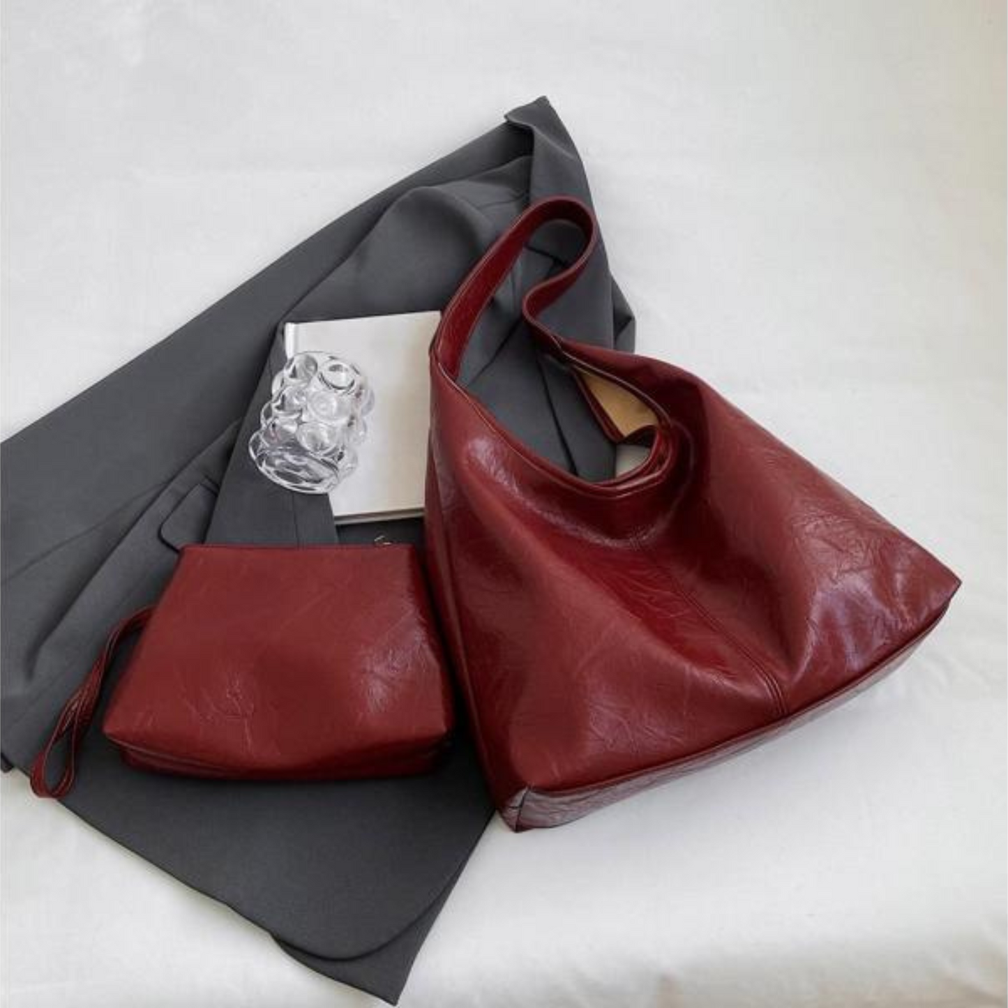 Harmony - Versleten Leren Tote