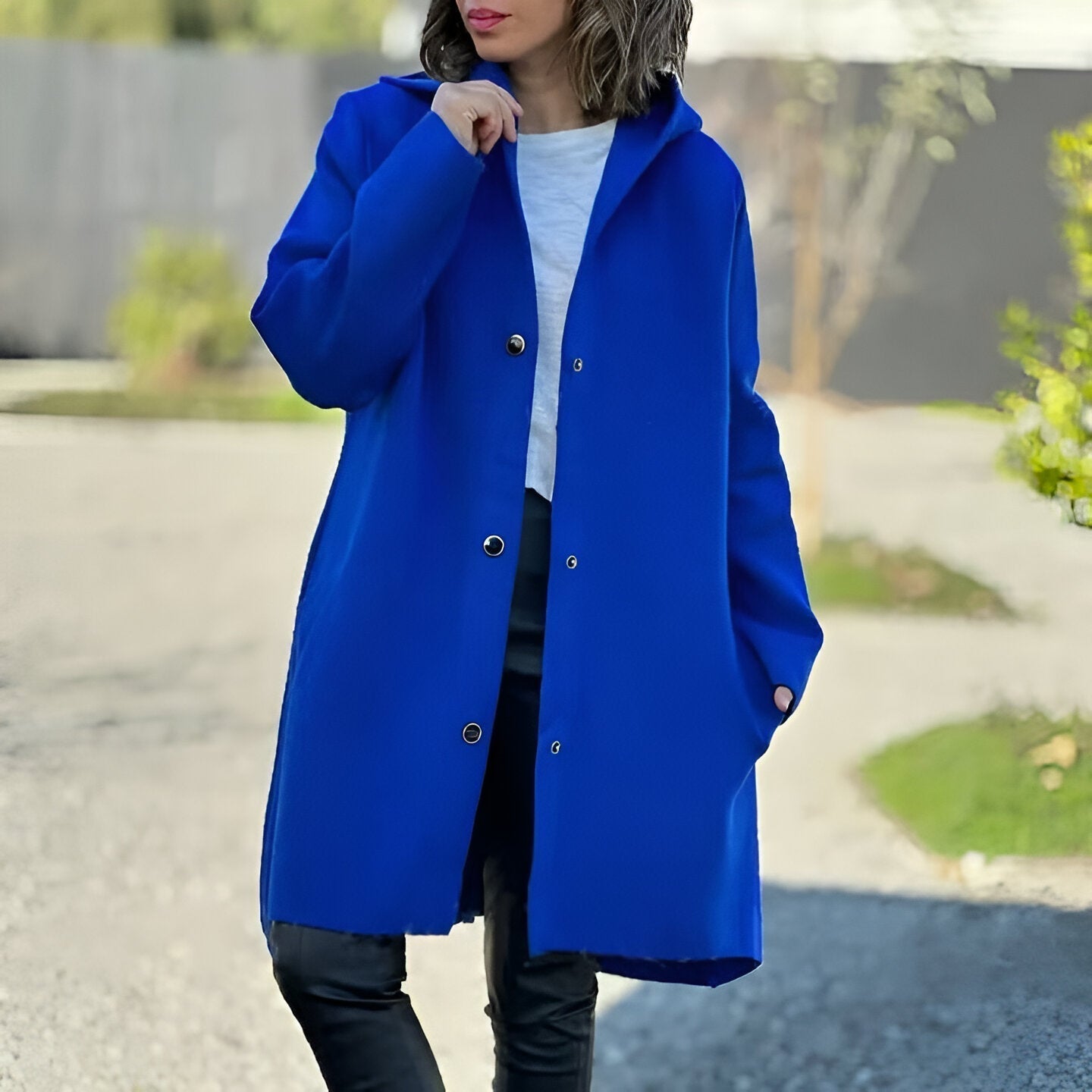 KIRSTIN | MANTEAU À CAPUCHE