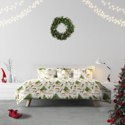 Jolly Reindeer Duvet Cover Set