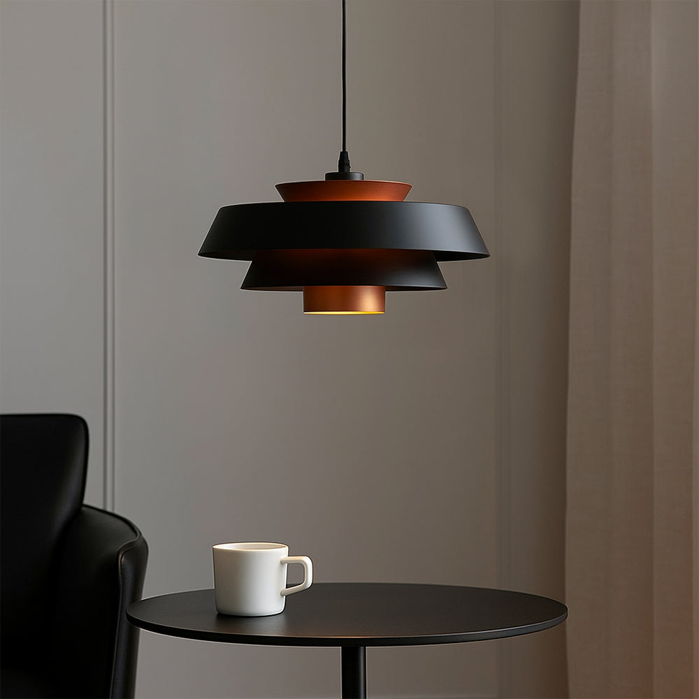 Lustre rétro en forme de pot pour une ambiance chaleureuse