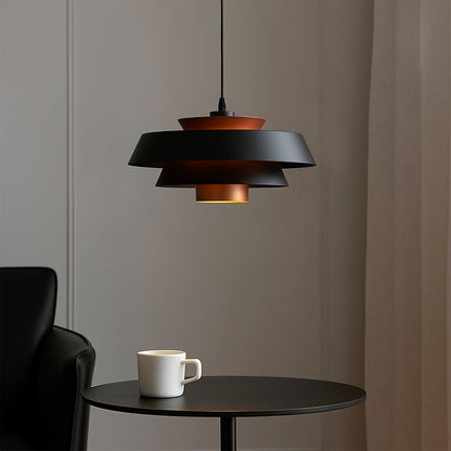 Lustre rétro en forme de pot pour une ambiance chaleureuse