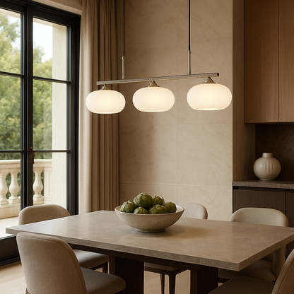 Three-Head Bauhaus Pendant Light