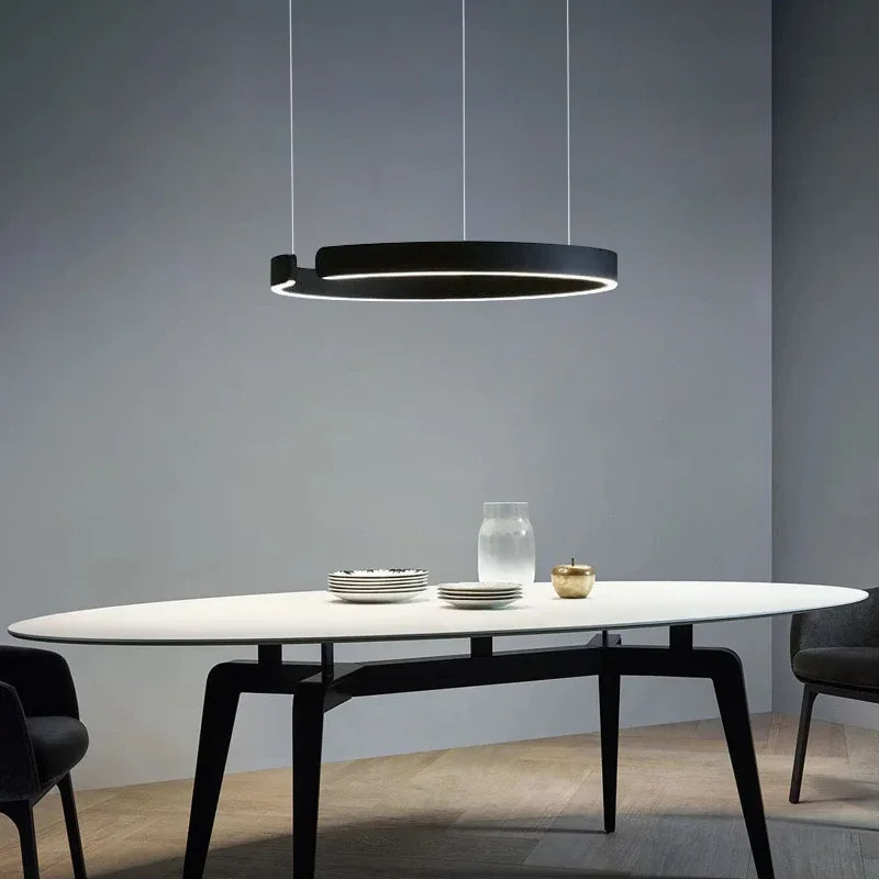 Lustre Pendantes Esthetica avec Anneau Élégant