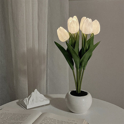 Tulip Night Lamp Table Roses