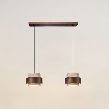 Ascend Retro Stone Wabi-Sabi Pendant — Timeless Natural Beauty in Imperfection