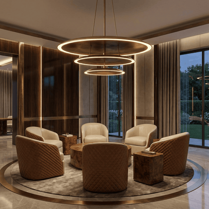 Axiom Three-Tier Chandelier