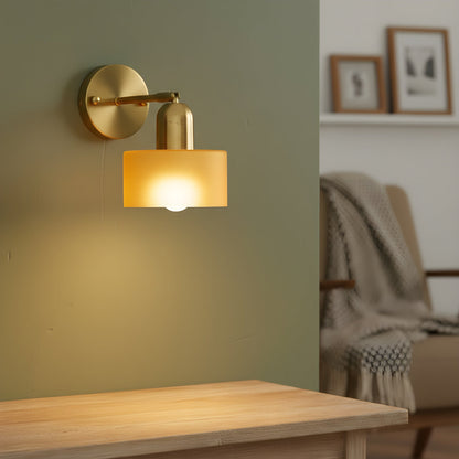Colorful Glass Bauhaus Wall Light - Modern Wall Sconce