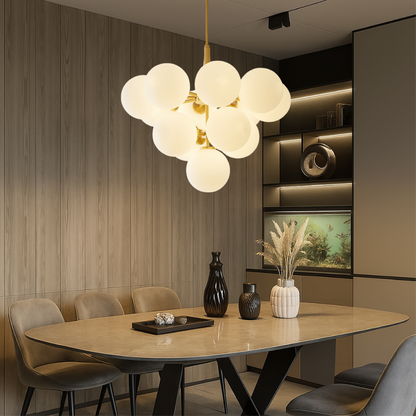Modern Nordic Ball Chandelier - Elegant Ceiling Light Fixture