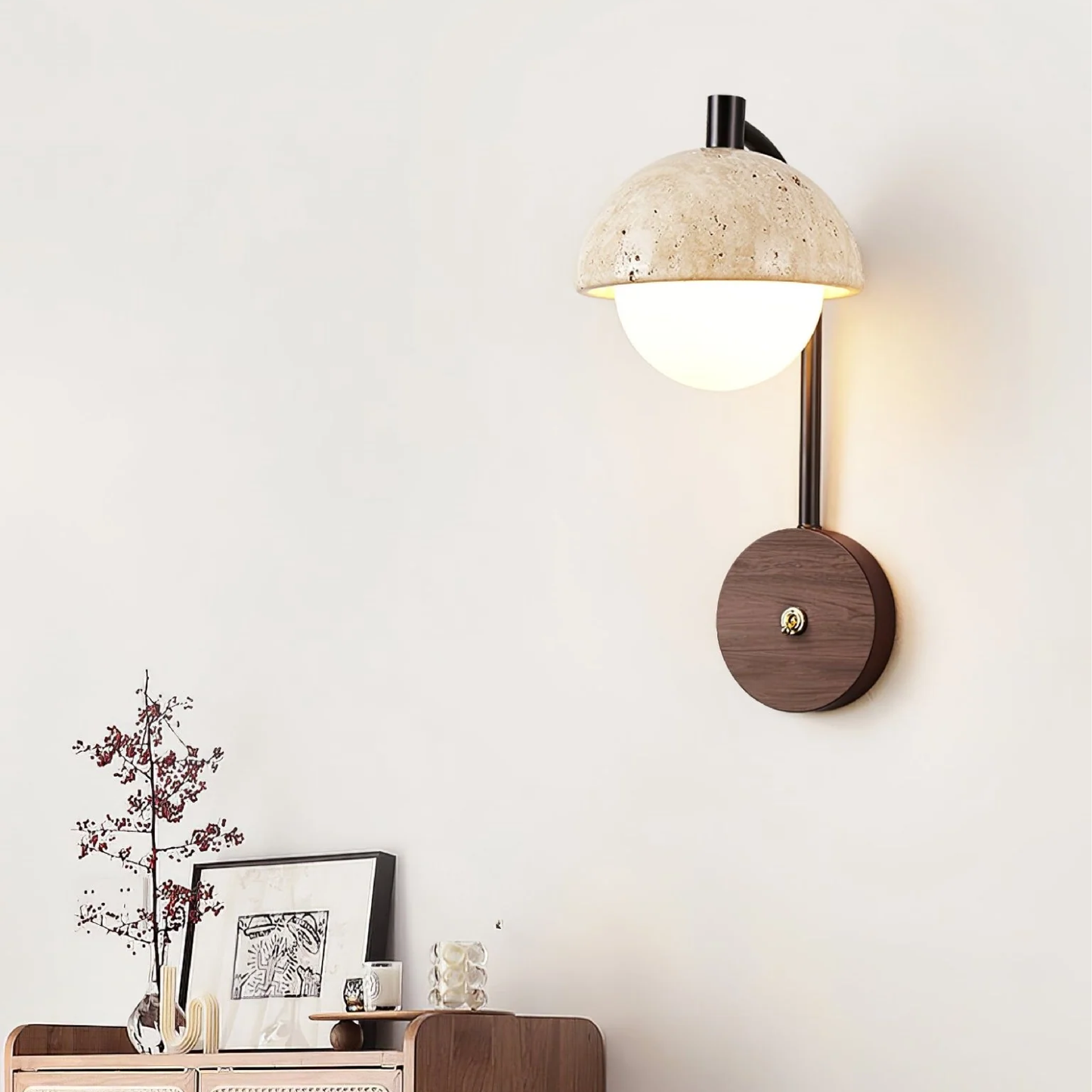 Arco Stone Wall Light – Elegant Outdoor Wall Fixture