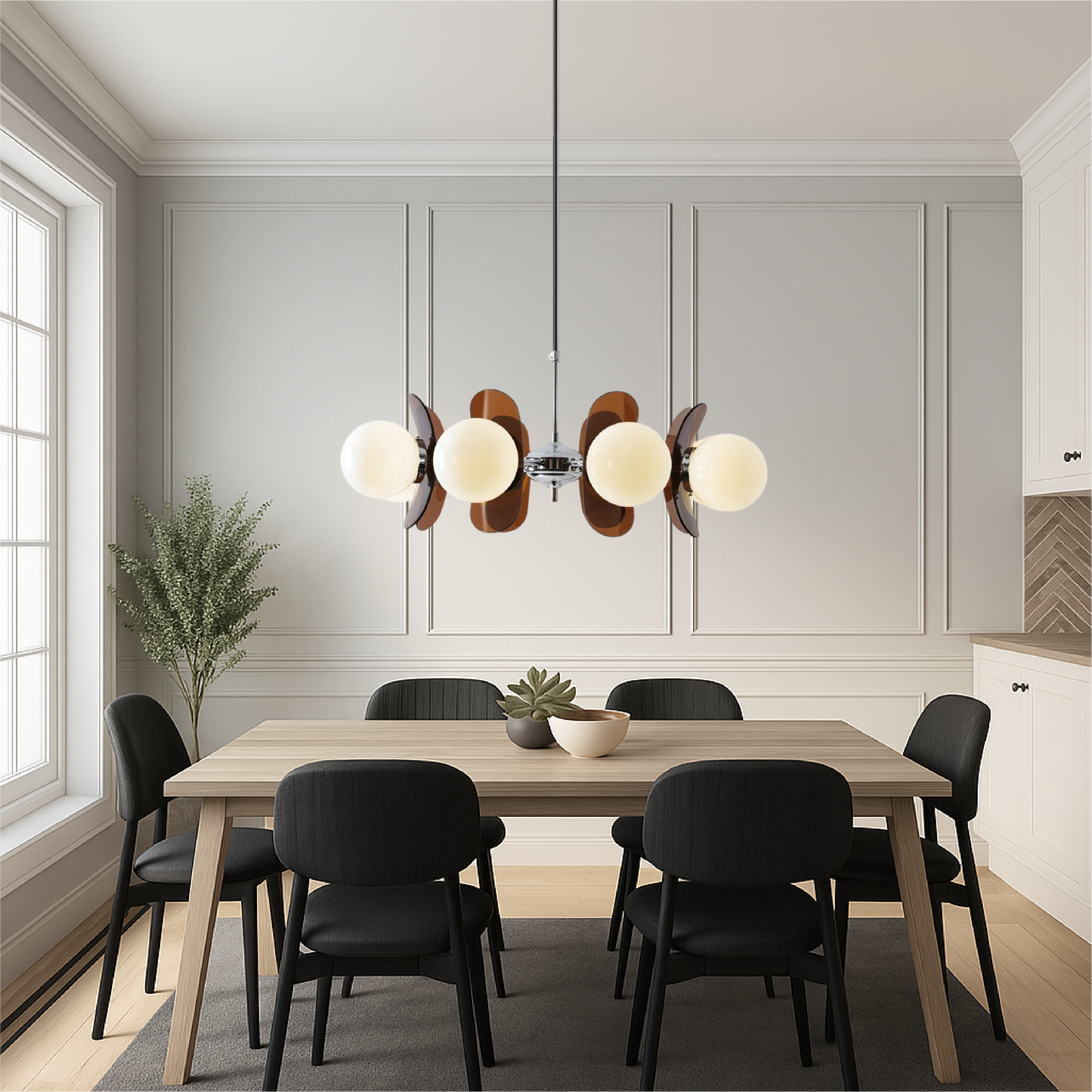 Bauhaus-Style Chandelier