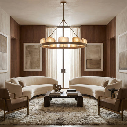 Relic Stone Round Chandelier
