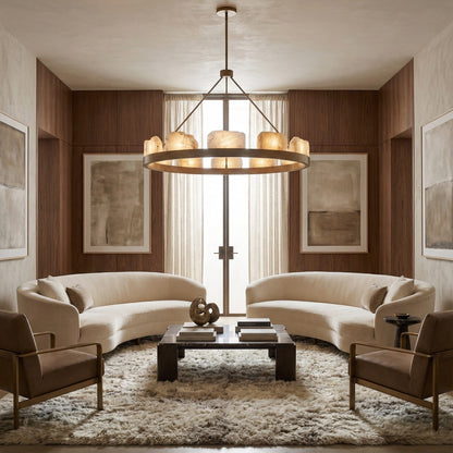 Relic Stone Three-Tier Chandelier