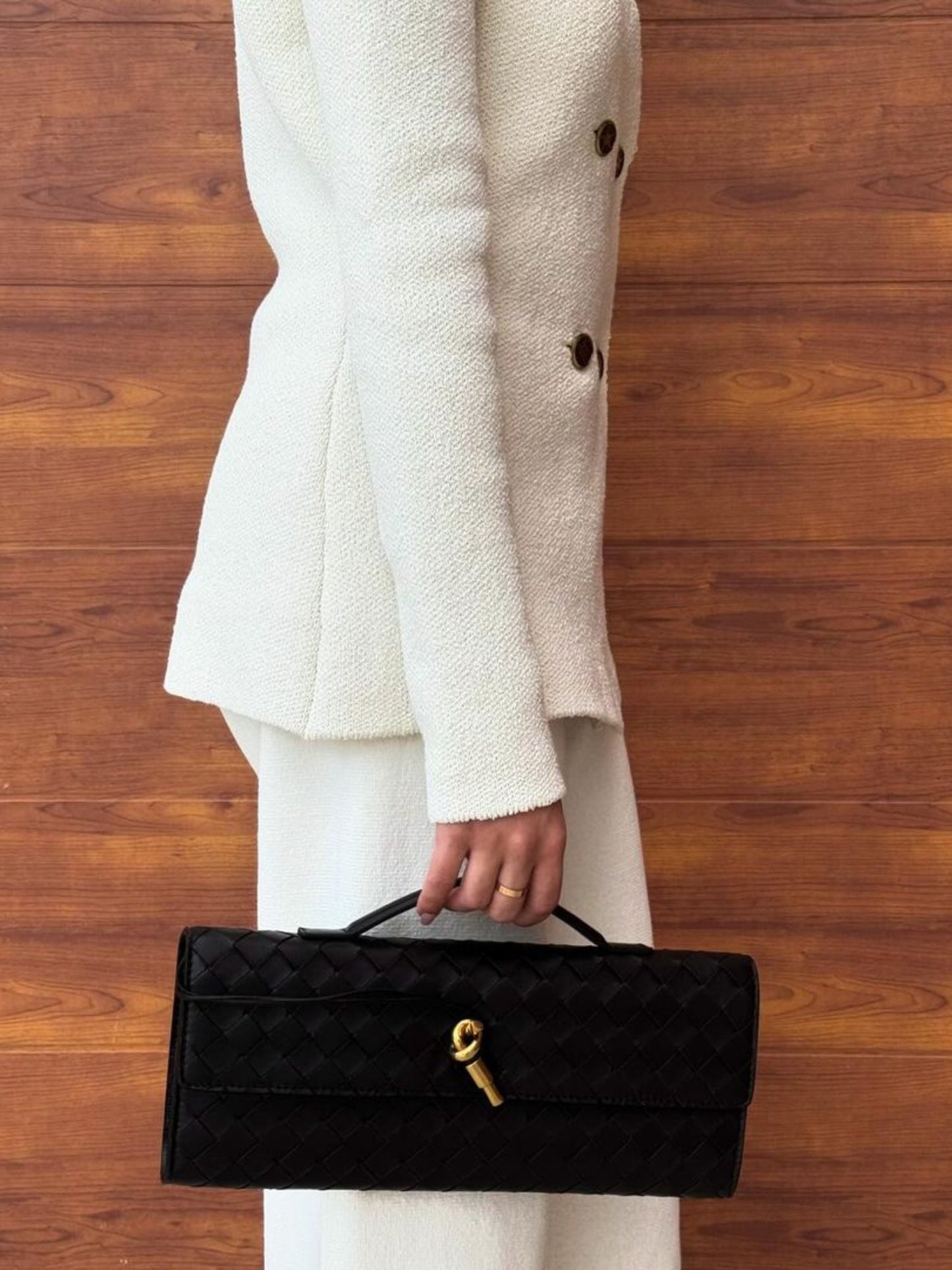 Elara - Geweven Clutch Tas