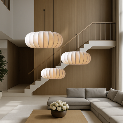 Verona Silk Pendant Light Fixture - Elegant, Soft-Glow Illumination