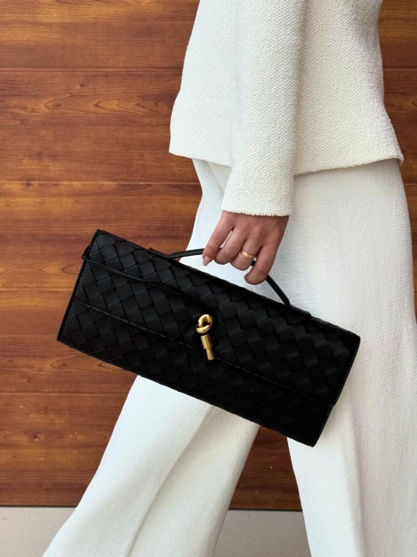 Elara - Geweven Clutch Tas