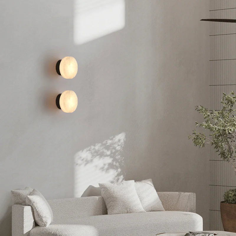Elegant Marble Wall Sconce for a Touch of Sophistication