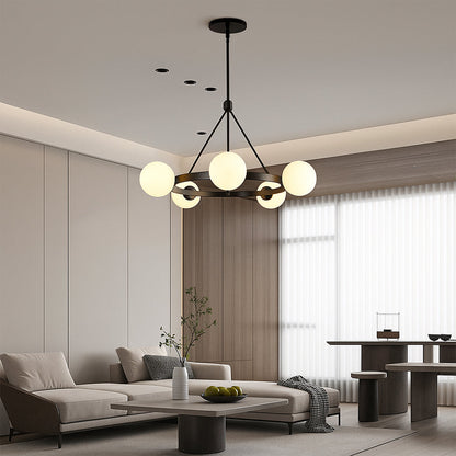Uskas Nordic 5-Head Chandelier - Modern Elegant Lighting for Your Home
