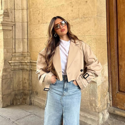 Lila | Short Trenchcoat