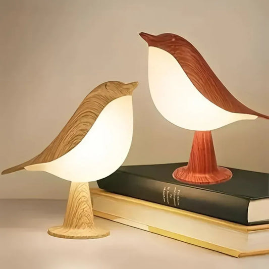 LED Bird Lamp Night Light 3 Colors Touch Switch Dimmable