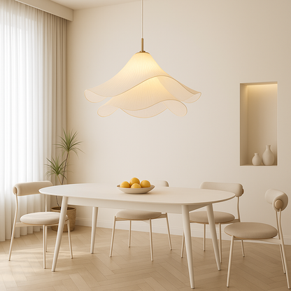 Lustre Suspendu Étherule avec Pendentif Fleur Élégante