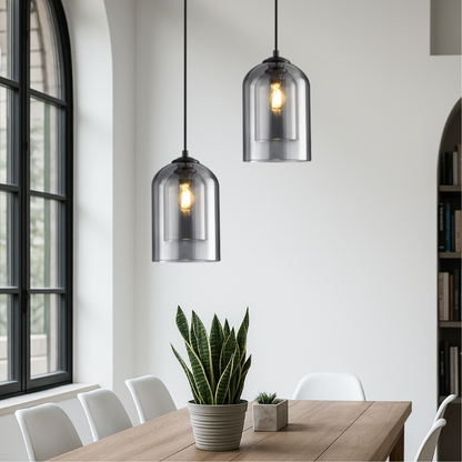 Jani's Elegant Glass Pendant Light for Stylish Home Decor