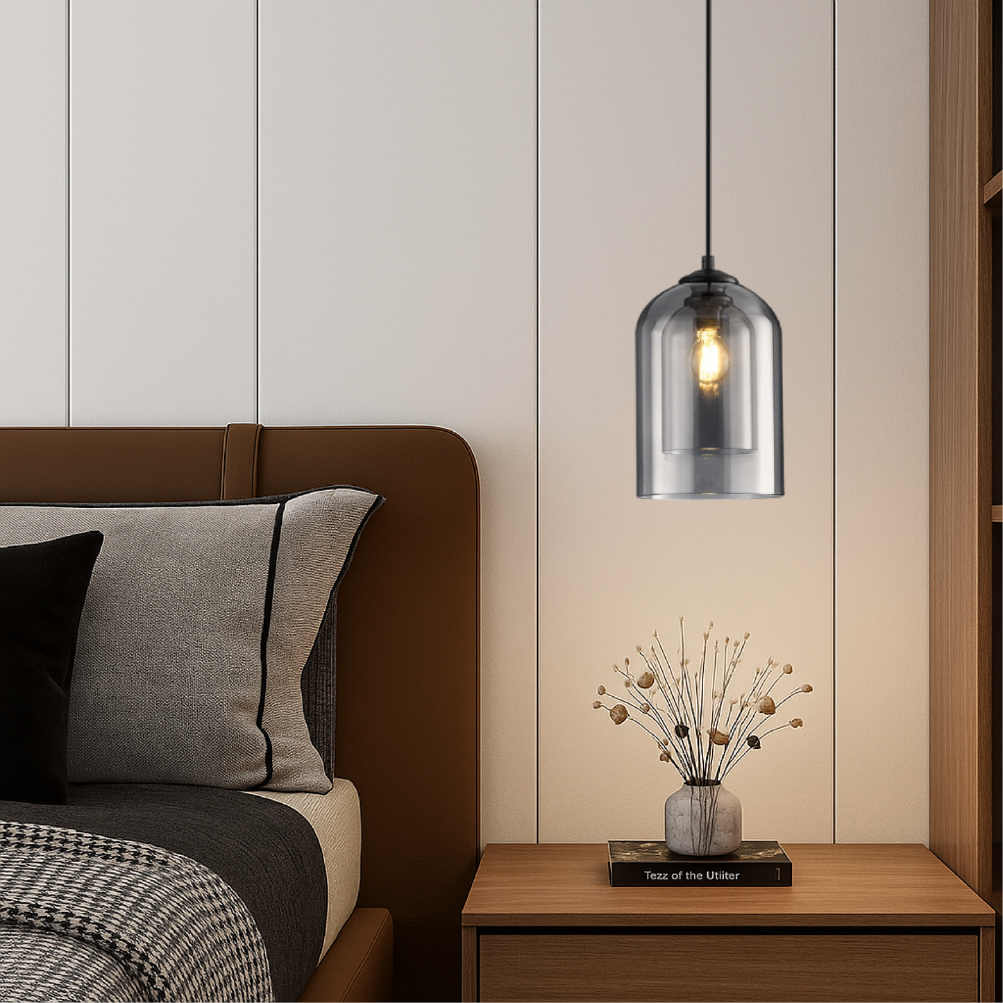 Jani's Elegant Glass Pendant Light for Stylish Home Decor