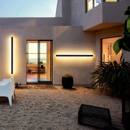 Stripe Lined LED Wall Light
