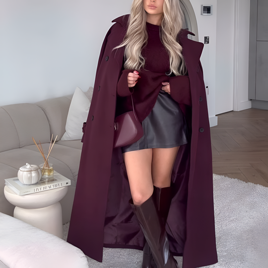 MIA | MANTEAU BOURGOGNE