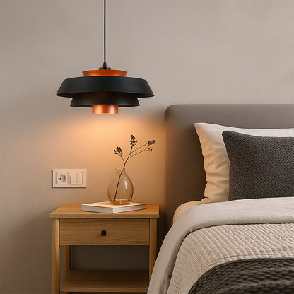 Lustre rétro en forme de pot pour une ambiance chaleureuse