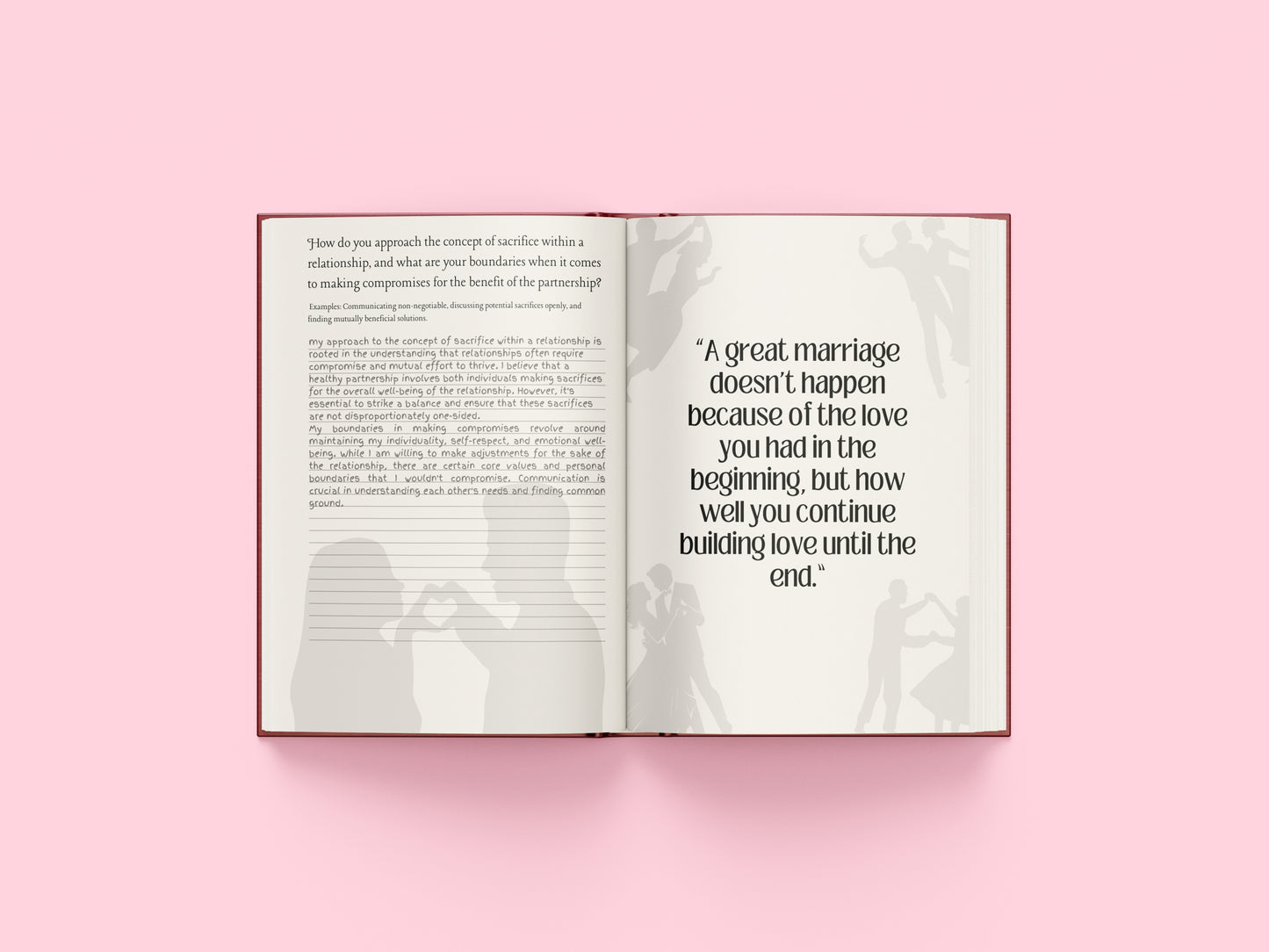 BEFORE GETTING MARRIED JOURNAL