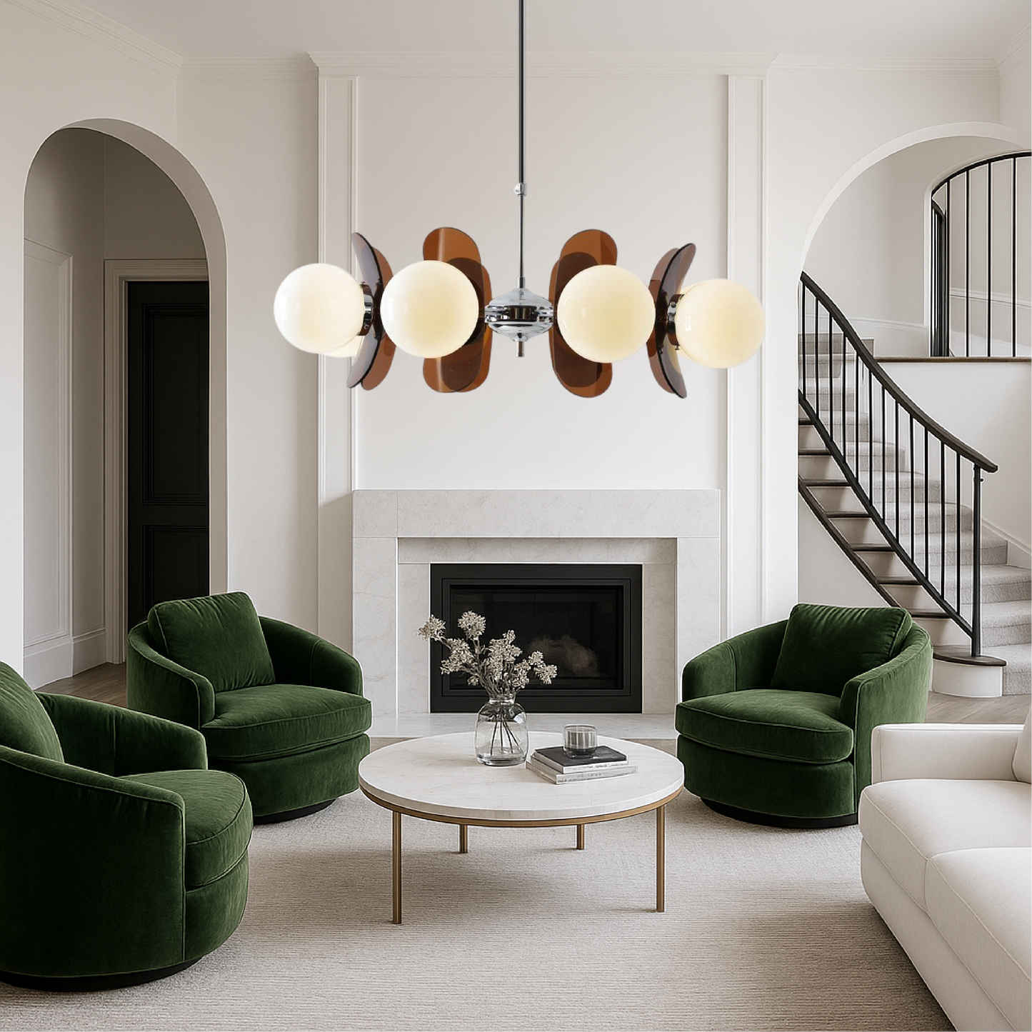 Bauhaus-Style Chandelier