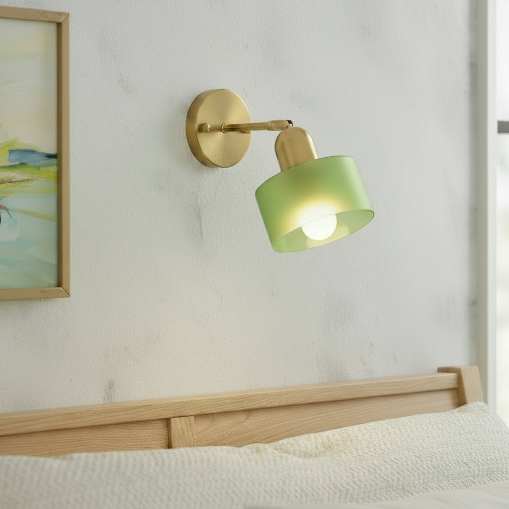 Colorful Glass Bauhaus Wall Light - Modern Wall Sconce
