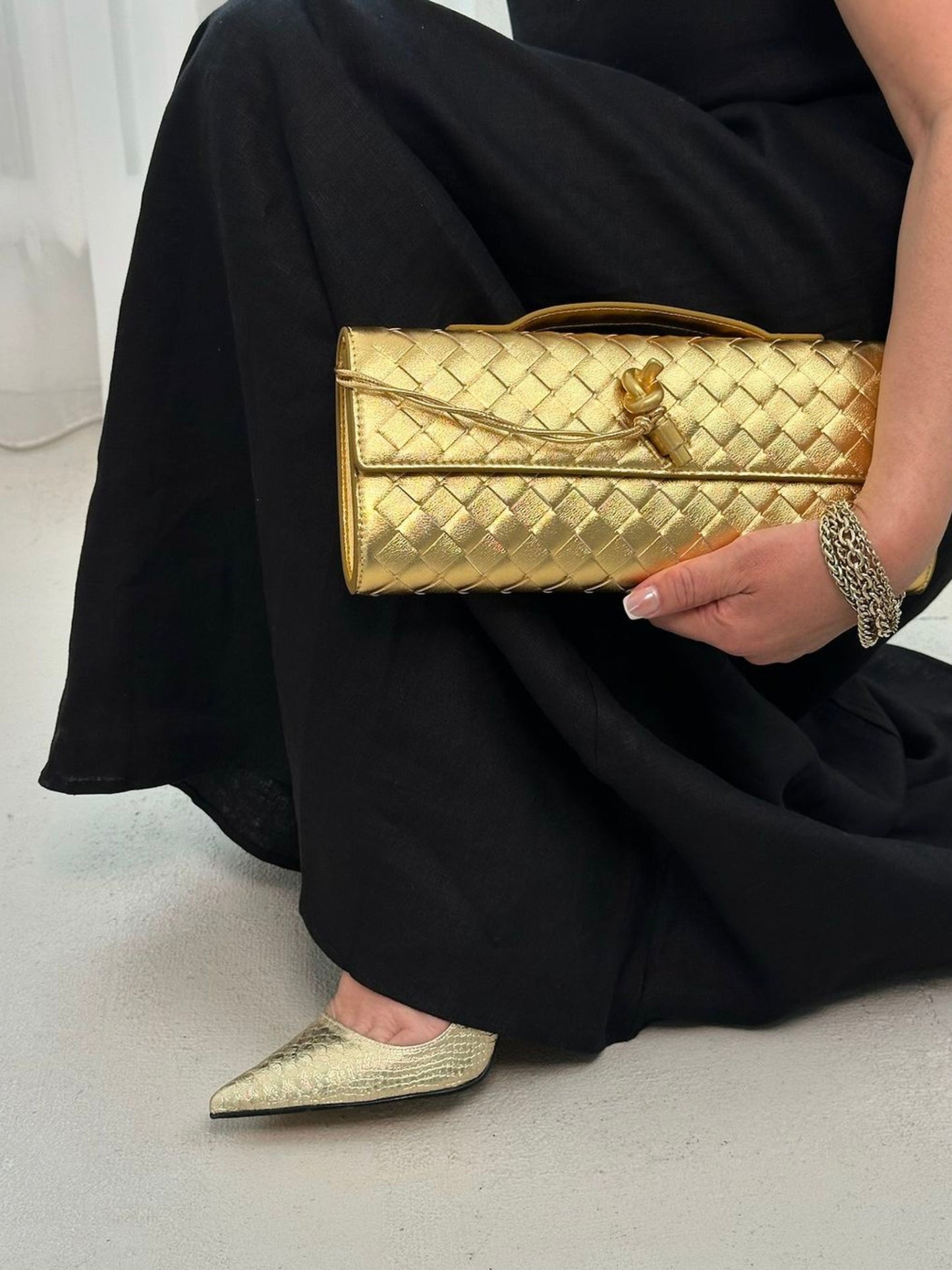 Elara - Geweven Clutch Tas