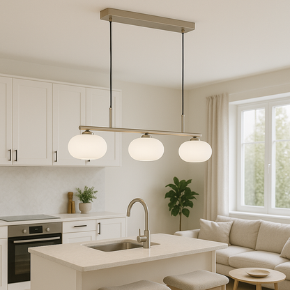 Three-Head Bauhaus Pendant Light