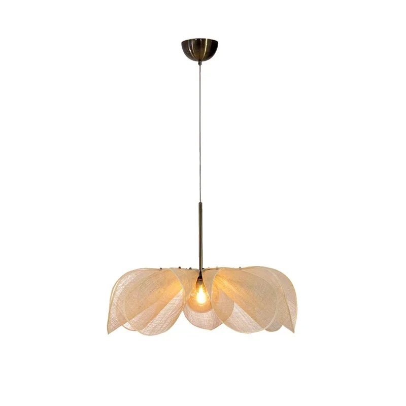 Lámpara de Tejido Vintage con Colgante para Hogar y Decoración